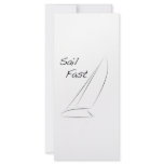 Sail Fast rack cards