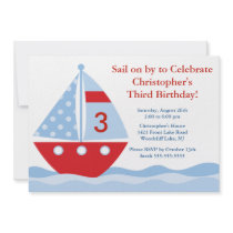 Sail on by & Celebrate Birthday Invitation