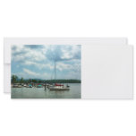 Sailboat at Dock Cold Springs NY Rack Card