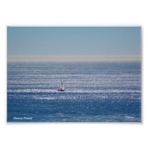 Sailboat at Sea Print Photo Print