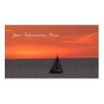 Sailboat at Sparkling Sea Business Card