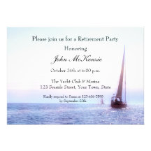 Sailboat at Sunset Invitation