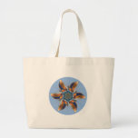 Sailboat Mandala Tote Bags