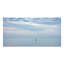 Sailboat on Lake Superior Photo Card Template