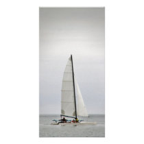 Sailboat on the Lake Photo Card Template