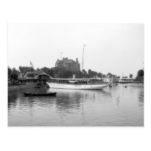 Sailboat on the St. Lawrence River, 1890 Post Card