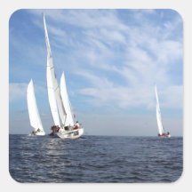 Sailboat Race Sticker