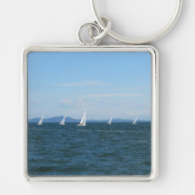 Sailboat Races Keychains