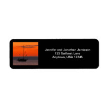 Sailboat Return Address Labels