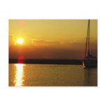 Sailboat Sunset Postcard