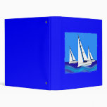 Sailboat Trio Vinyl Binder