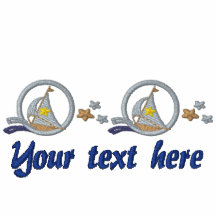Sailboats and Stars Embroidered Shirt