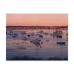 Sailboats and Sunsets Postcard