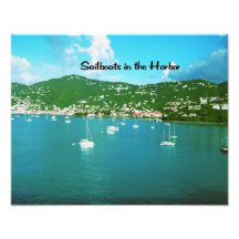 Sailboats in the Harbour Photo