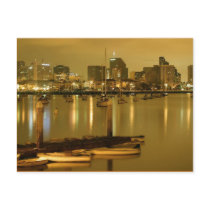 Sailboats in the San Diego Harbour Postcard