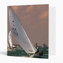 Sailboats - Racing sailboats - Star Class 3 Ring Binder