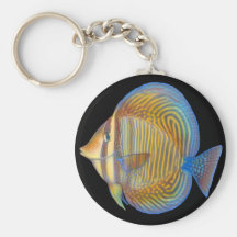 Sailfin Tang Reef Fish Keychain