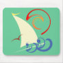 Sailing Abstract Mouse Pad