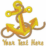 Sailing Anchor Classic Embroidered Hooded Sweatshirt