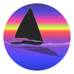 Sailing at Sunset Sticker