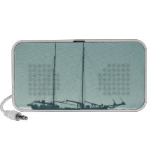 Sailing Barge In The Sun Travelling Speaker