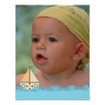 Sailing Boat Boys Birthday Party Photo Invite