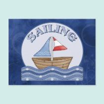 Sailing Boat postcards