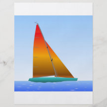 Sailing Boat - Voilier (02) Prospectus Avec Motif