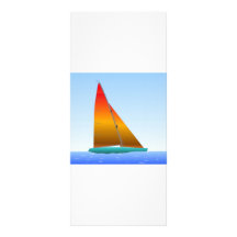 Sailing Boat - Voilier (02) Cartes Doubles Customisables