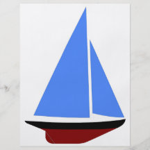 Sailing Boat - Voilier (10) Prospectus Avec Motif