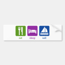 Sailing Bumper Sticker