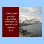 Sailing from Port Canaveral Postcard postcards