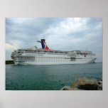 Sailing from Port Canaveral Print