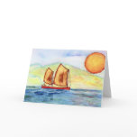 Sailing Greeting Card cards