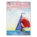 Sailing Greeting Card