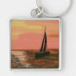 Sailing in the Sun Keychain