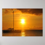 Sailing Into The Sun Print