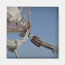 Sailing Jib Fridge Magnet