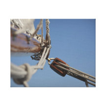 Sailing Jib Stretched Canvas Prints