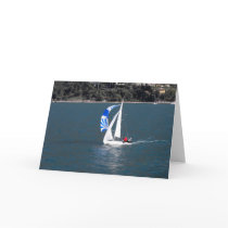 Sailing on Lake Garda, Italy Greeting Cards