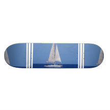 Sailing on the Ocean Blue Skateboard
