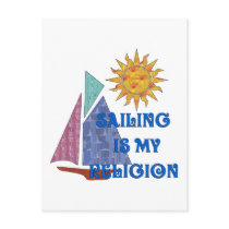 Sailing Religion Post Card
