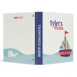 SAILING SAIL BOAT BOY BABY SCRAPBOOK KEEPSAKE BINDERS