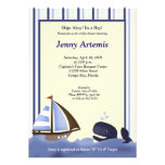 Sailing Sailboat Boat Nautical Baby Shower 5x7 Invite