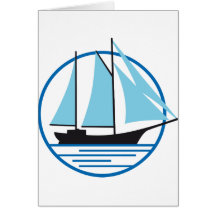 sailing ship grußkarten