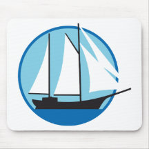 sailing ship mousepad