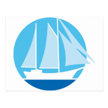 sailing ship postkarte