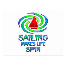 Sailing Spins Postcards