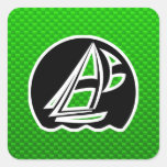 Sailing Square Stickers