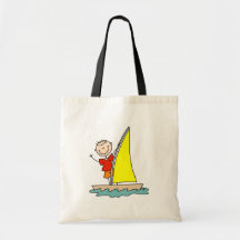 Sailing Stick Figure Bag